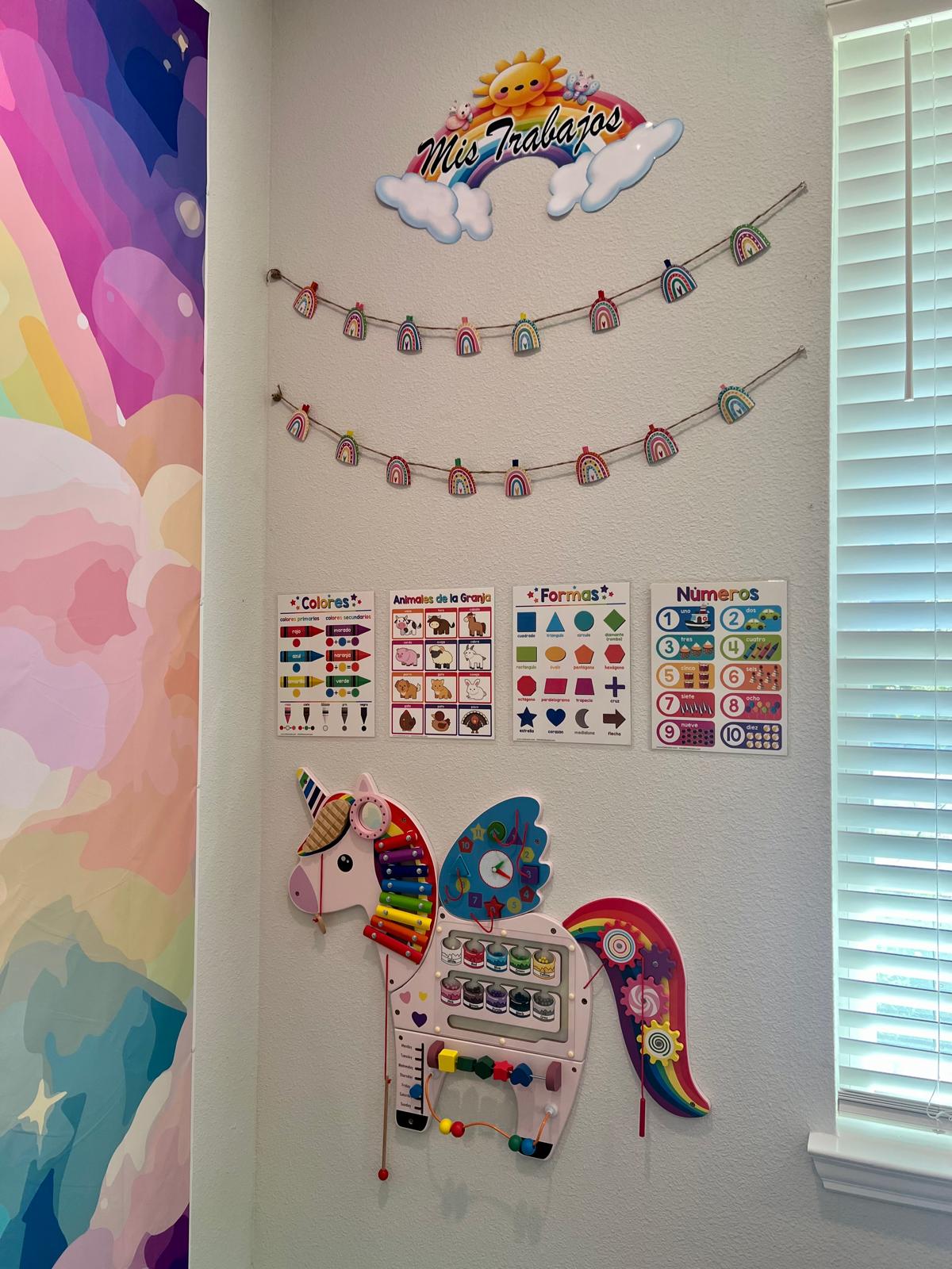 Bilingual educational wall posters