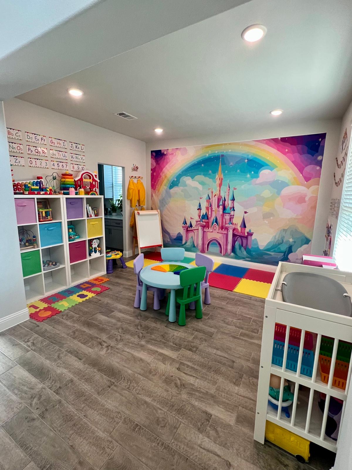 Spacious play room